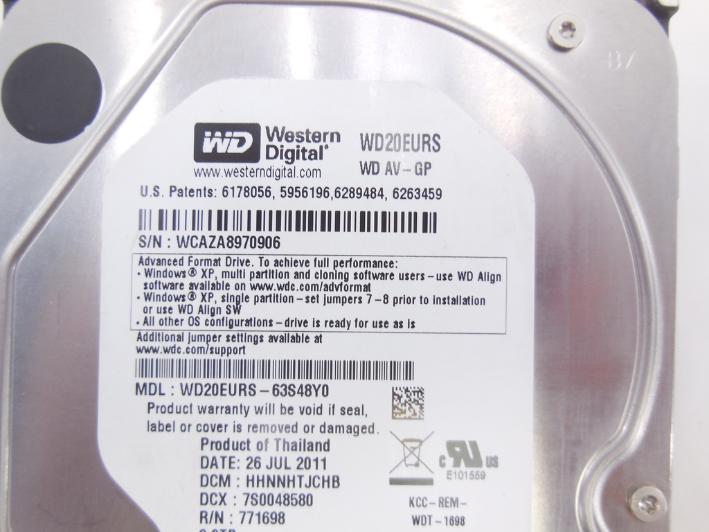 Жесткий диск 3.5 SATA 2TB WD Green Power - Pic n 294059