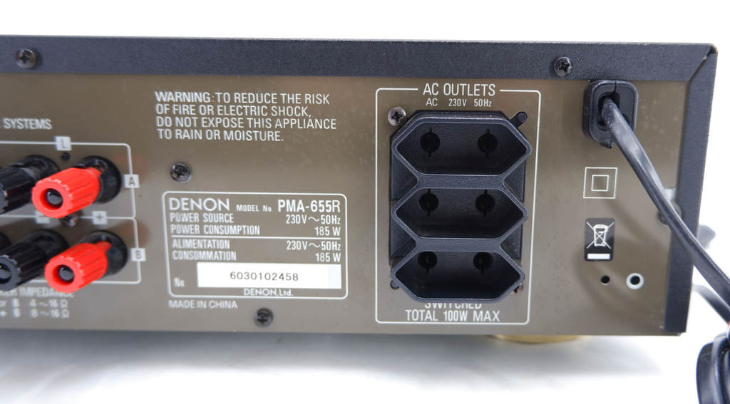 Интегральный усилитель Denon PMA-655R - Pic n 294135