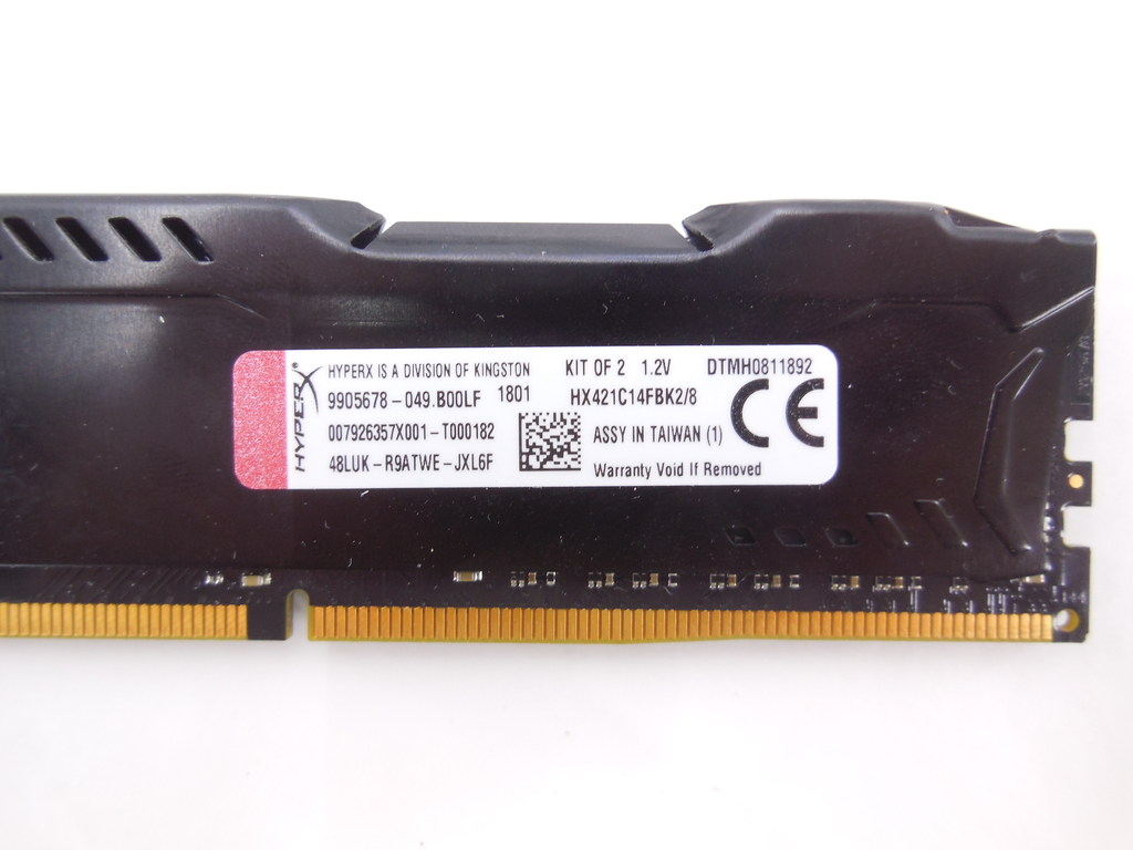 Оперативная память DDR4 8GB HyperX KIT 2x4Gb - Pic n 294308