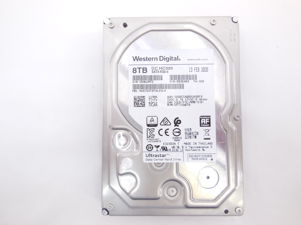 Жесткий диск 3.5" 8Tb Western Dihital DC HC32 - Pic n 294539