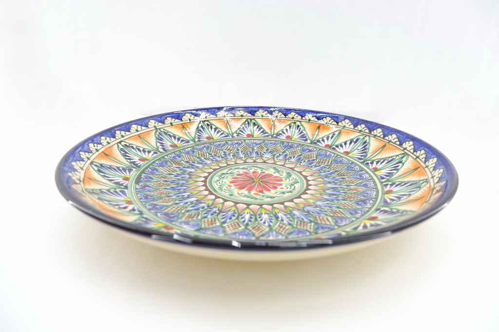 Узбекский Ляган из керамики для плова 32 см. - Pic n 294576