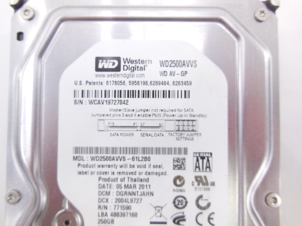 Жесткий диск HDD SATA 250Gb WD - Pic n 294770