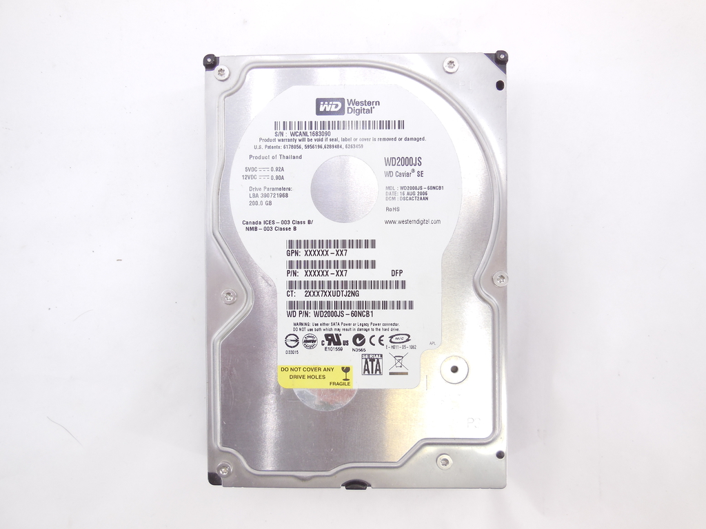 Жесткий диск HDD3.5" SATA 200Gb WD - Pic n 294917