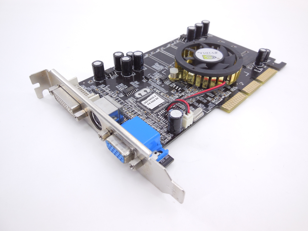 Видеокарта AGP GeForce FX5200 128Mb - Pic n 296303