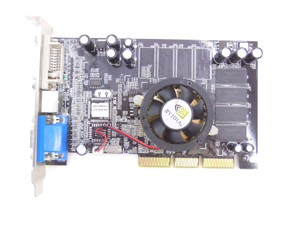 Видеокарта AGP GeForce FX5200 128Mb - Pic n 296303