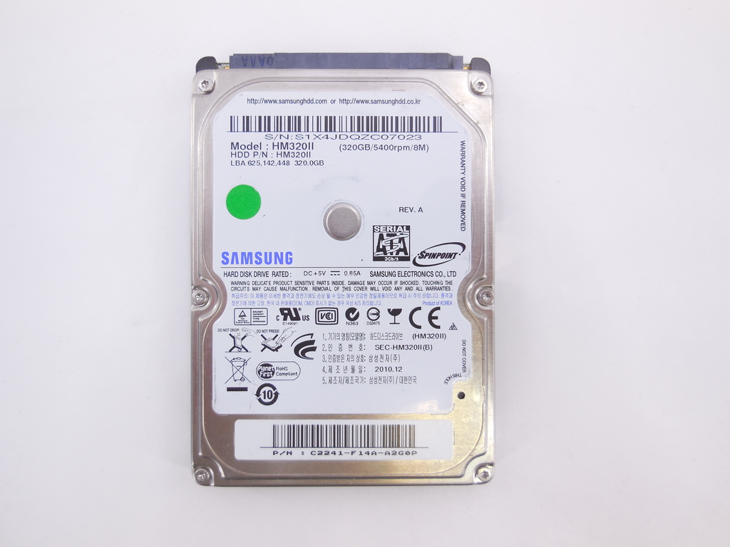 Жесткий диск 2.5 HDD SATA Samsung 320 GB  - Pic n 296615