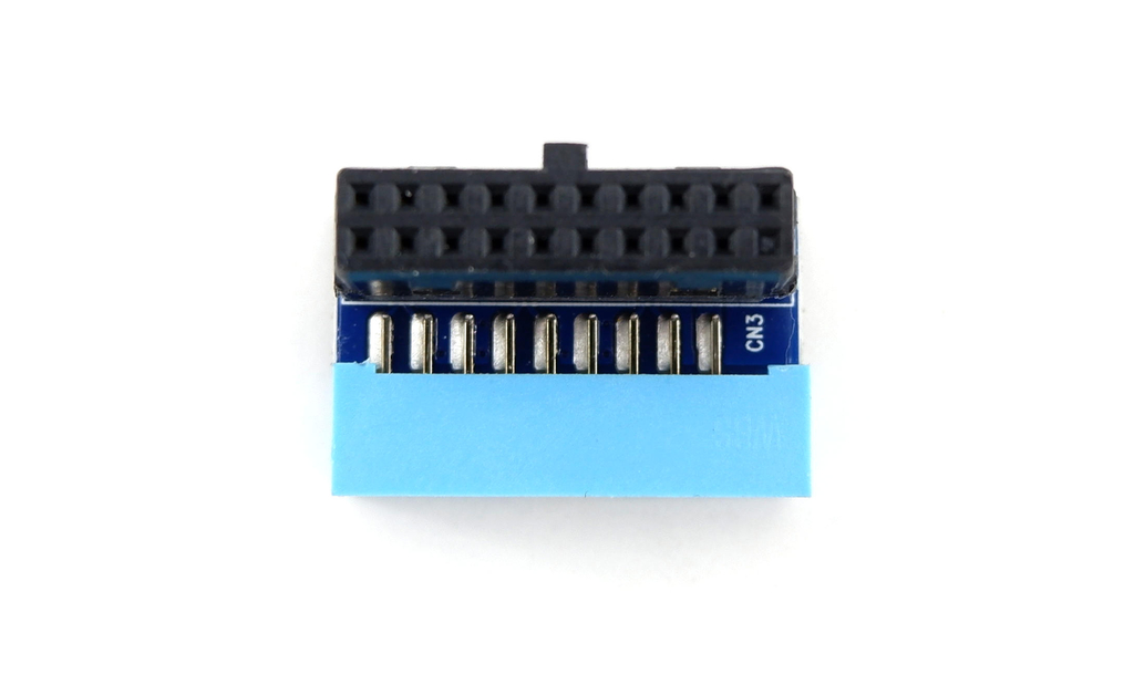 Угловой адаптер USB3.0 19pin вверх - Pic n 296701