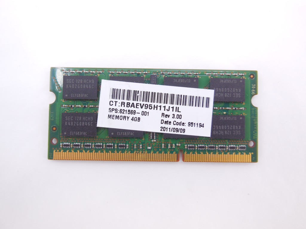 Память SODIMM DDR3 4Gb PC3-10600 - Pic n 296823