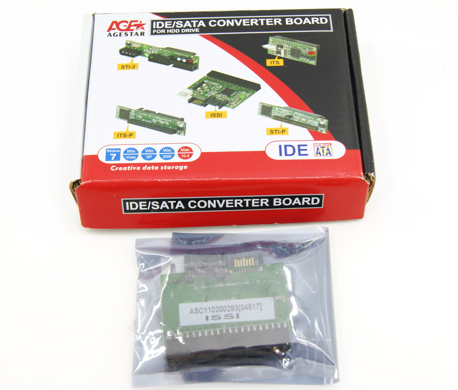 Конвертер SATA-IDE двунаправленный AgeStar ISSI - Pic n 296861