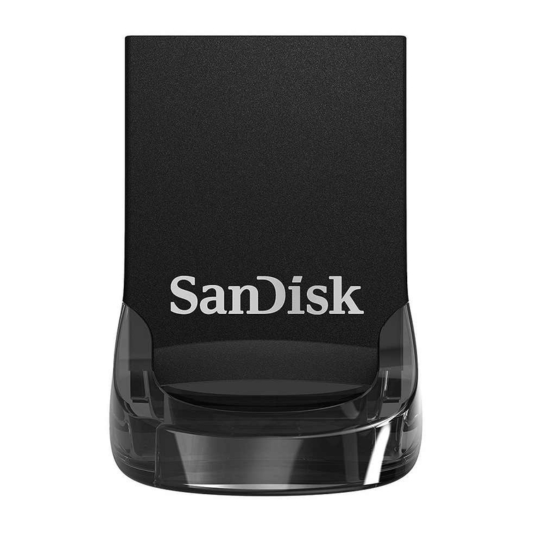 Флешка USB3.1 SANDISK ULTRA FIT 128ГБ черный  - Pic n 296889