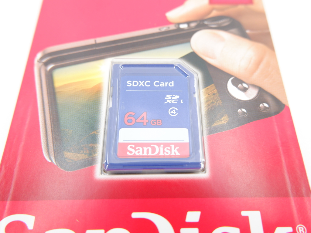 Карта памяти SDXC SANDISK 64 ГБ Class 4 для фото - Pic n 296891
