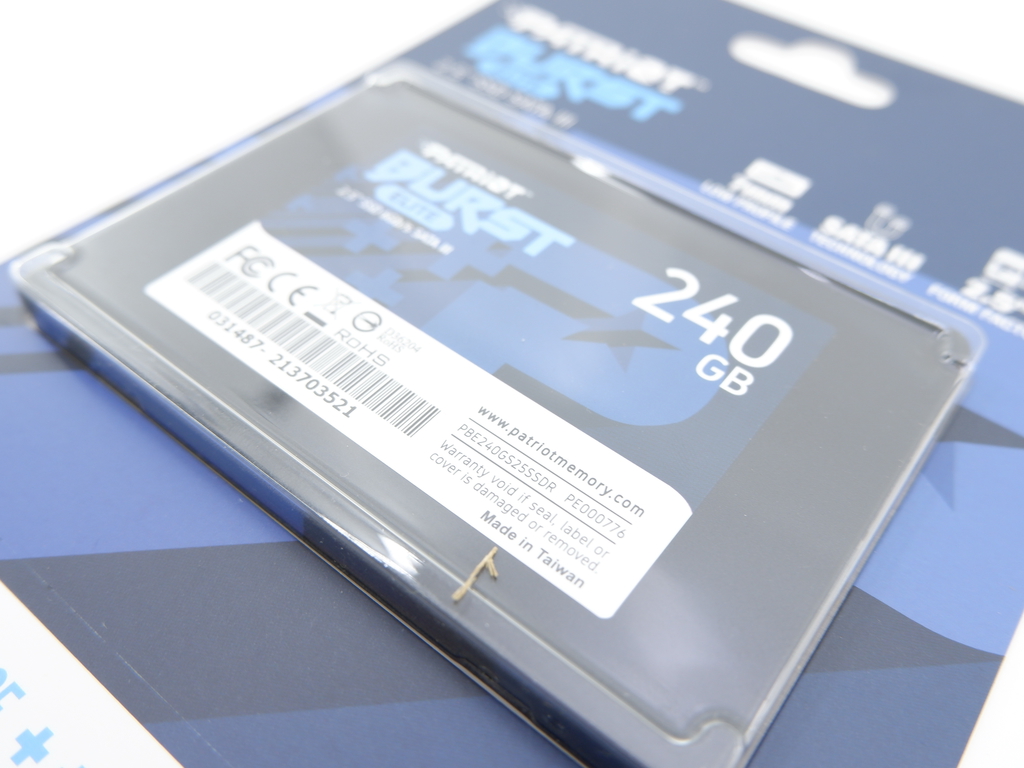 BURST ELITE PBE240GS25SSDR SSD диск 2.5" SATA 240Гб PATRIOT Burst Elite  - Pic n 296943