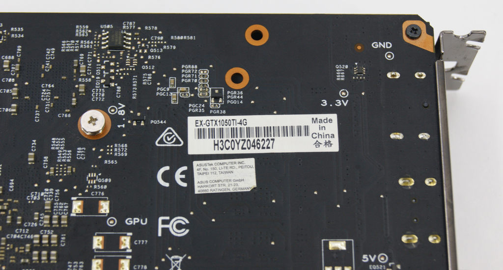 Видеокарта Asus GeForce GTX 1050 Ti 4GB - Pic n 297059