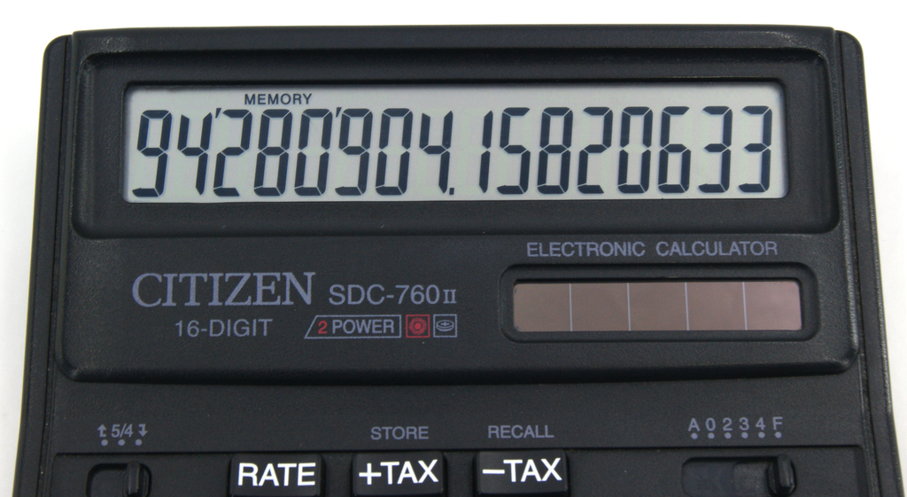 Калькулятор Citizen SDC-760 II - Pic n 297328