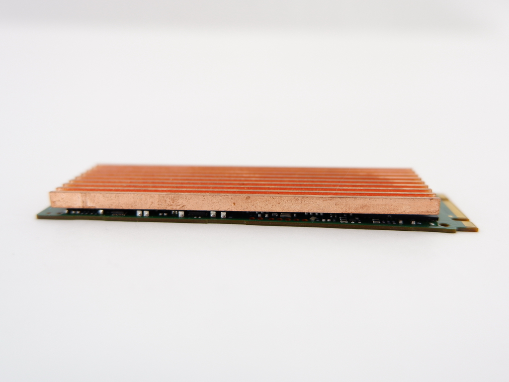 Медный радиатор с термопрокладкой для SSD M.2  - Pic n 296051