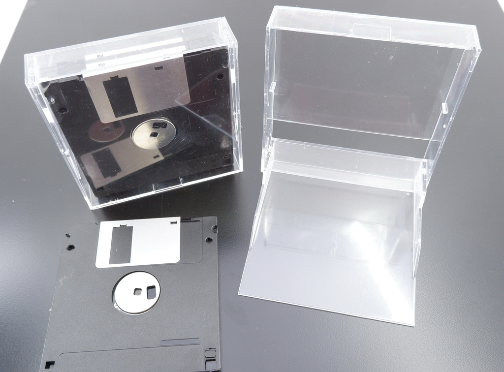 Коробка для 5 дискет FDD 3.5 прозрачная - Pic n 297872