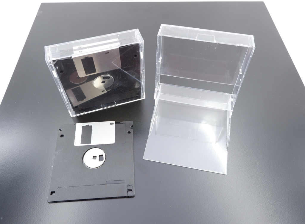 Коробка для 5 дискет FDD 3.5 прозрачная - Pic n 297872