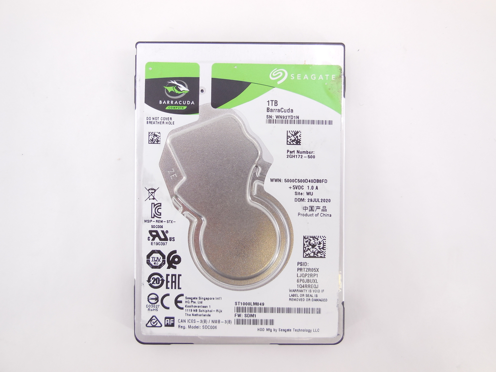 Жесткий диск 2.5 HDD Seagate BarraCuda Pro 1 ТБ - Pic n 298073
