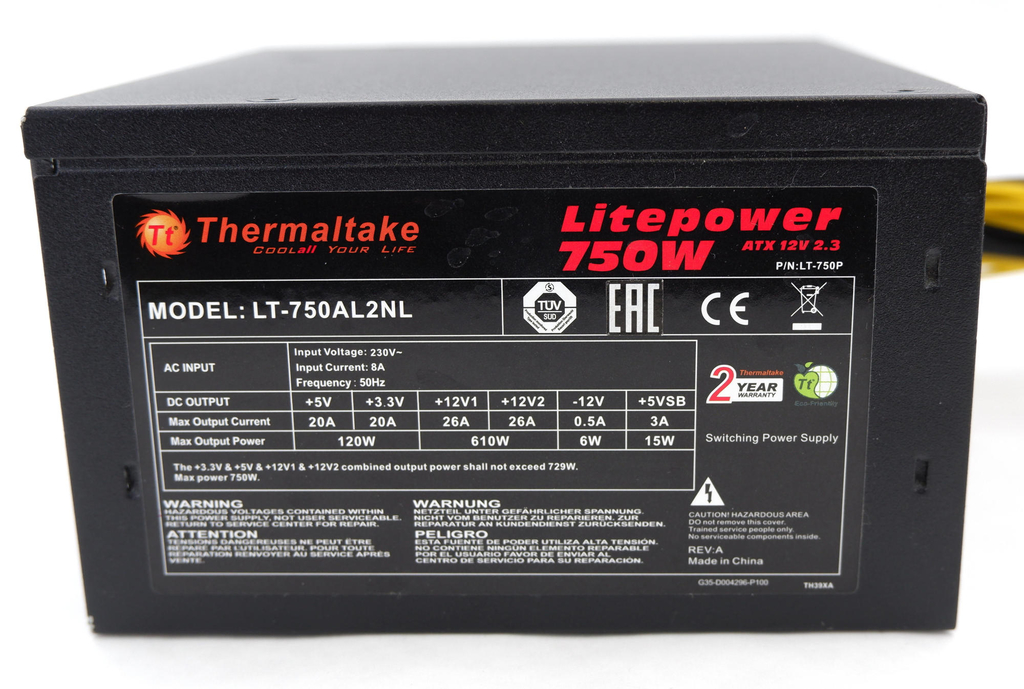 Блок питания Thermaltake Litepower 750W - Pic n 298229