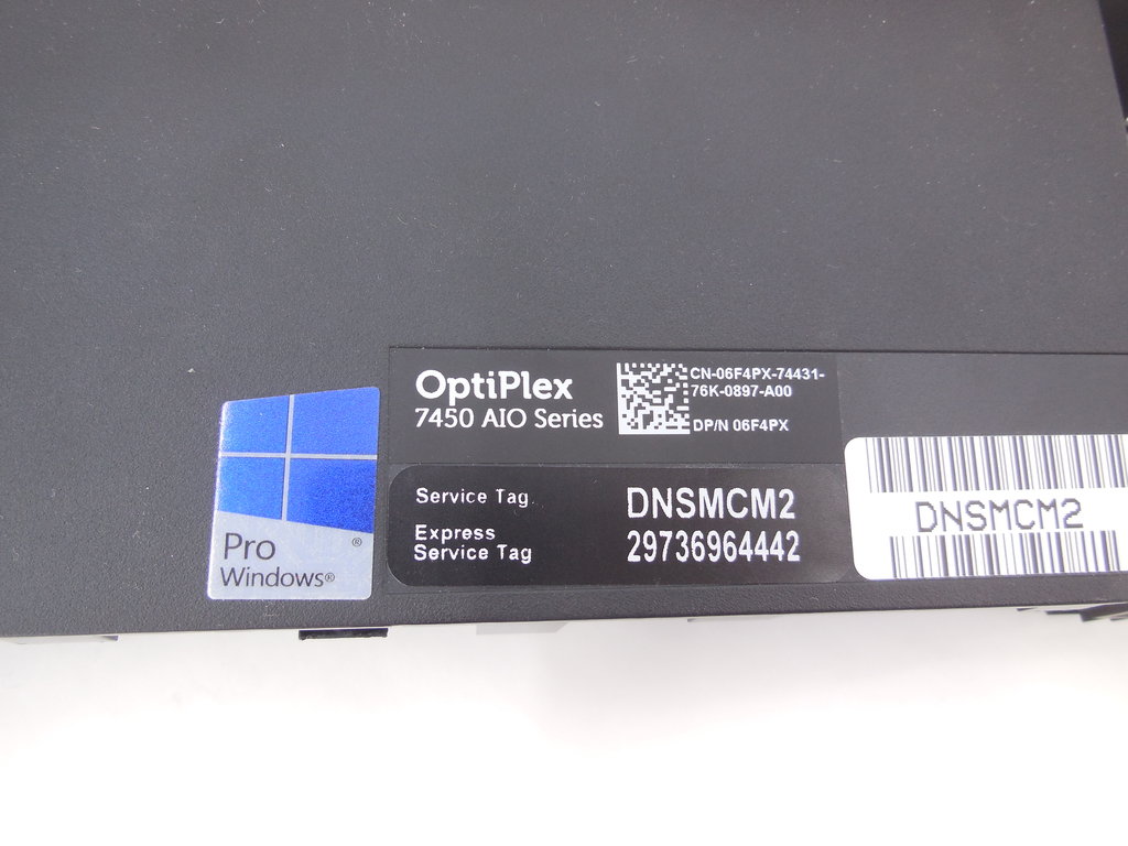 Задняя крышка моноблока Dell OptiPlex 7450 - Pic n 298280