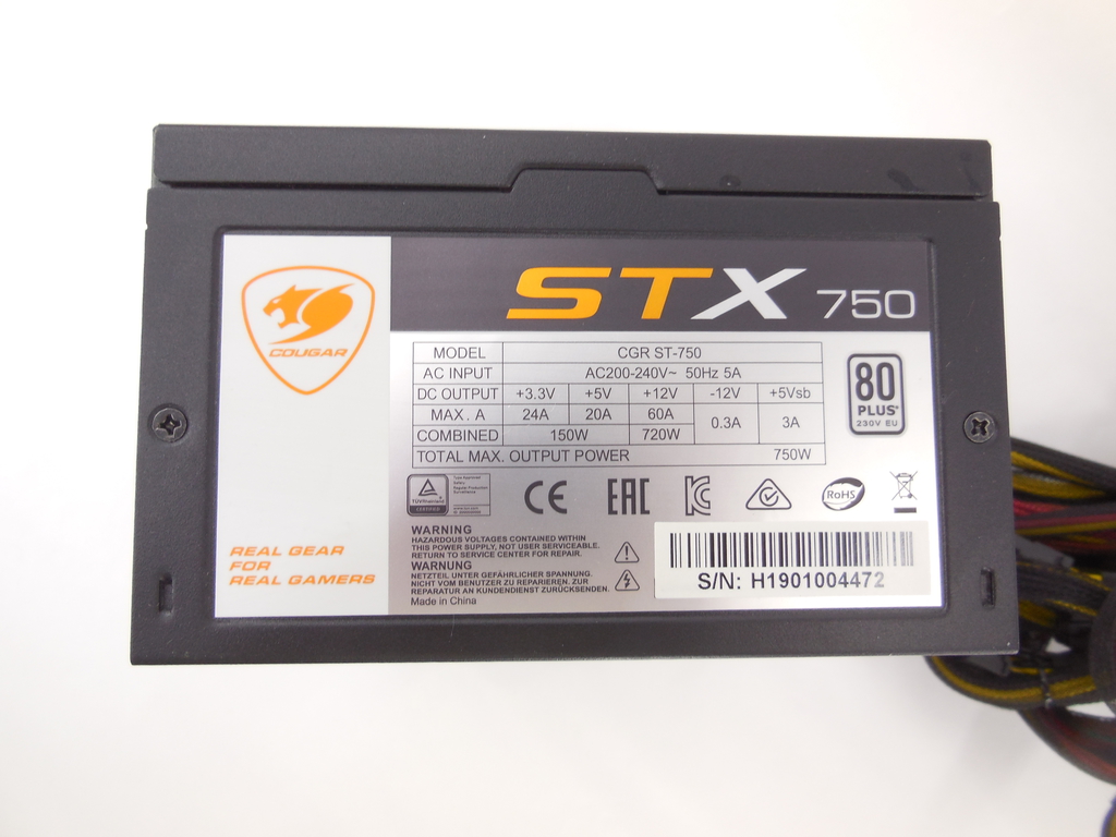 Блок питания ATX 750W Cougar CGR ST-750 - Pic n 298324