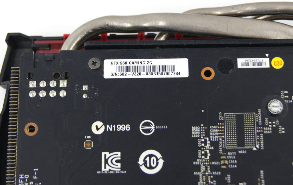 Видеокарта MSI GeForce GTX 960 GAMING 2Gb - Pic n 298848