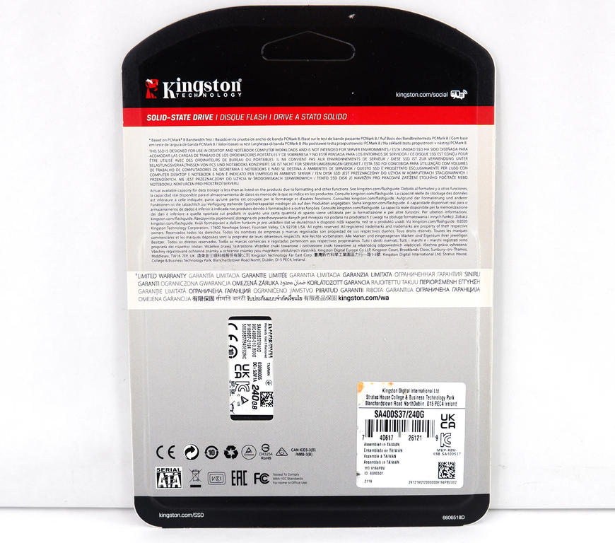 Накопитель SSD 240GB SATA Kingston A400 - Pic n 299179