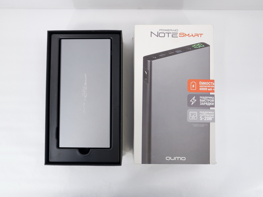 Power Bank для Ноутбука Qumo PowerAid NoteSmart  - Pic n 299247