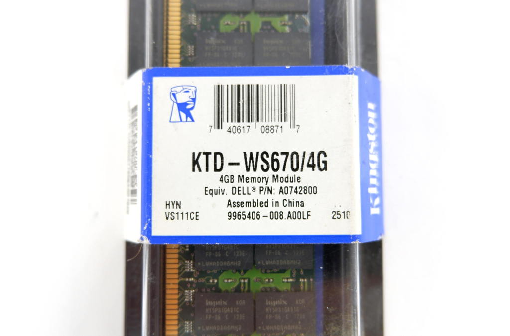 Серверная память DDR2 4GB ECC REG Kingston Dell - Pic n 299587