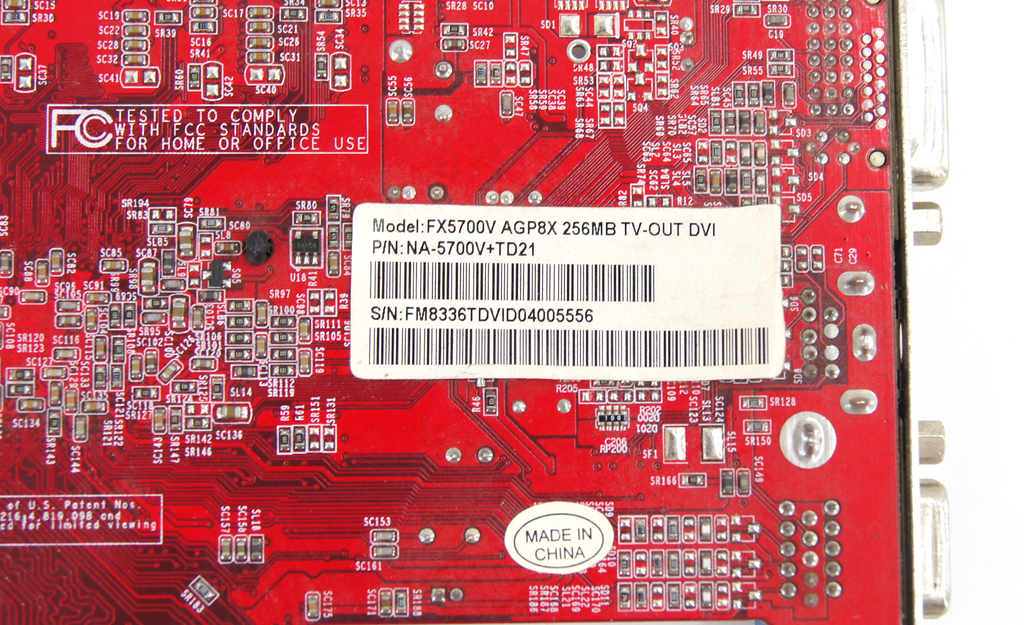 Видеокарта AGP Palit FX5700V 256Mb - Pic n 299591