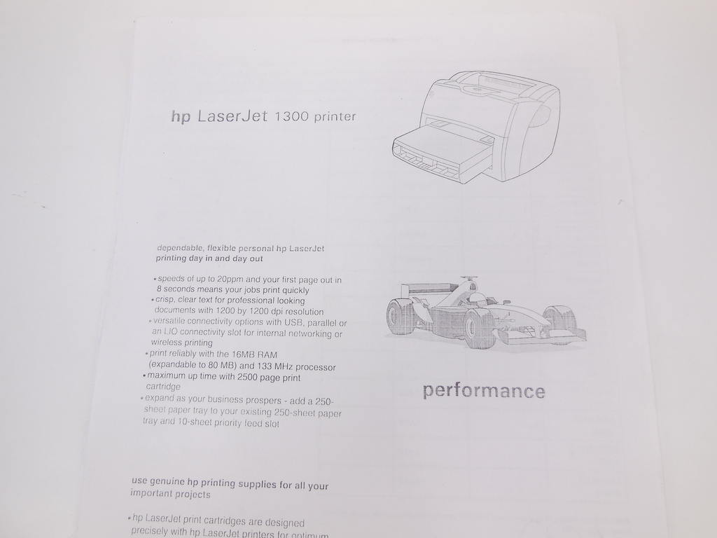 Принтер лазерный HP LaserJet 1300 - Pic n 299730