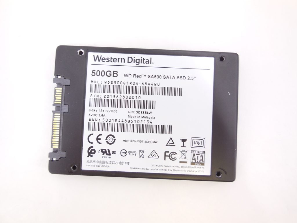 Твердотельный накопитель SSD WD Red SA500 500Gb - Pic n 299783