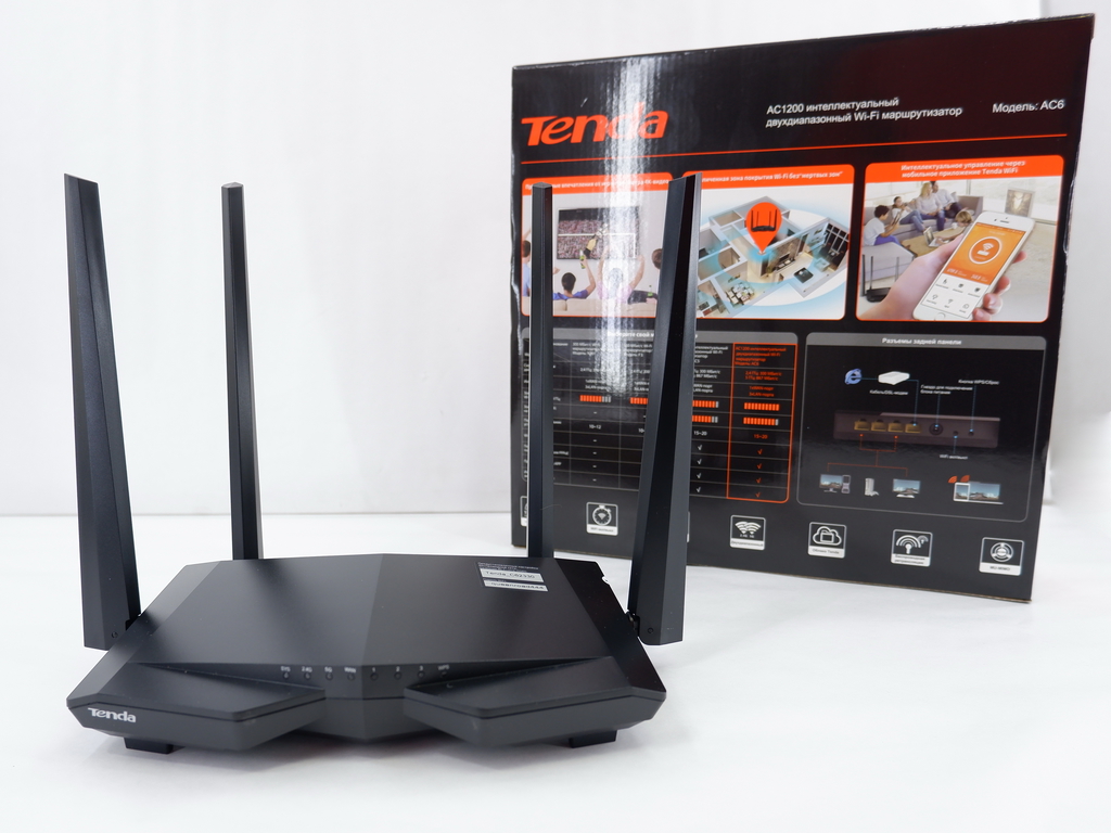 Wi-Fi роутер Tenda AC6 5 ГГц и 300 Mбит/с  - Pic n 300266