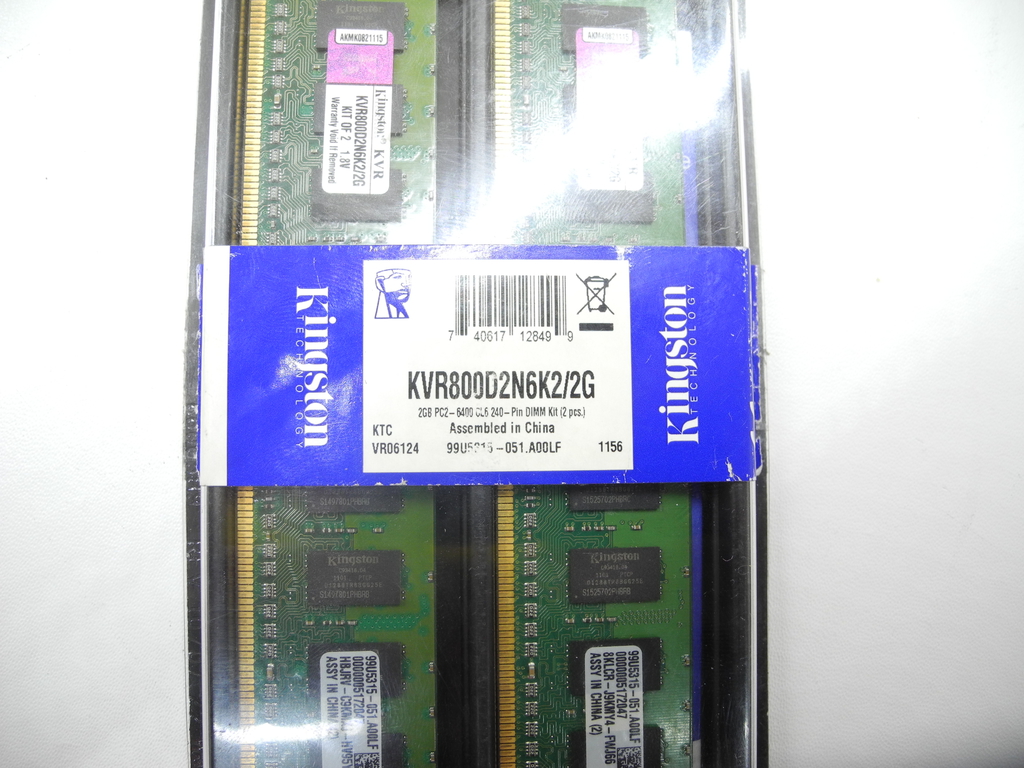 Комплект памяти DDR2 2GB KVR800D2N6K2/2G - Pic n 300686
