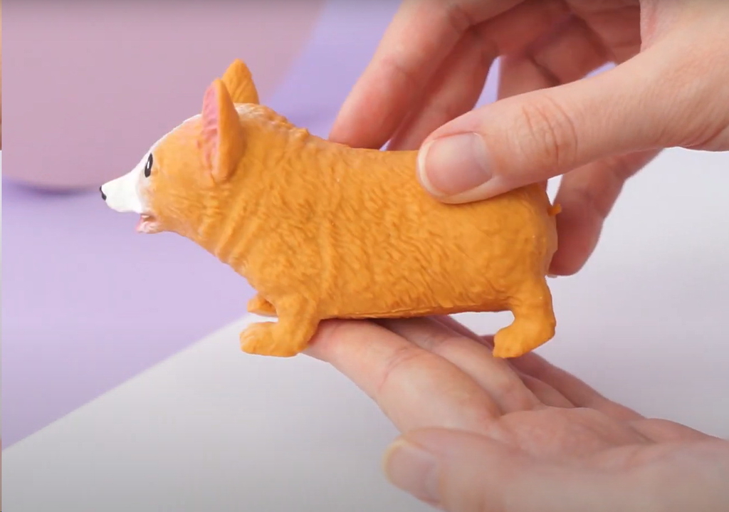 Игрушка-антистресс тянучка Корги 6см - Pic n 301176