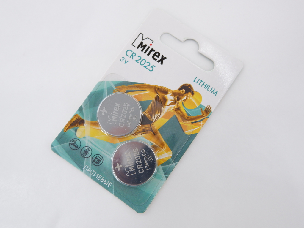Батарейка CR2025 3В литиевая Mirex в блистере 2шт. - Pic n 301414
