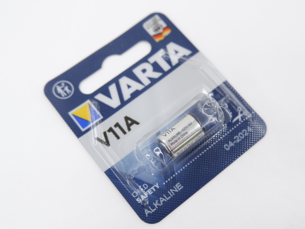 Батарейка щелочная LR11 6В Varta V11A 11A 1шт. - Pic n 301436