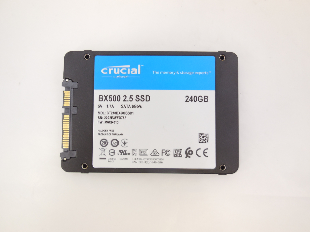 Твердотельный накопитель SSD Crucial 240 GB - Pic n 301694