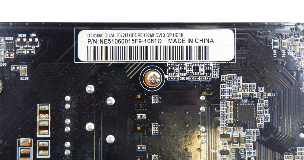 Видеокарта PCI-E Palit GeForce GTX 1060 3GB - Pic n 301982