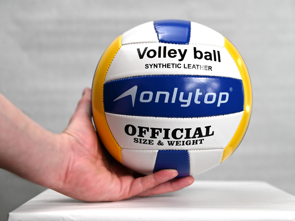 Мяч волейбольный размер 5 2 подслоя, машинная сшив - Pic n 302108