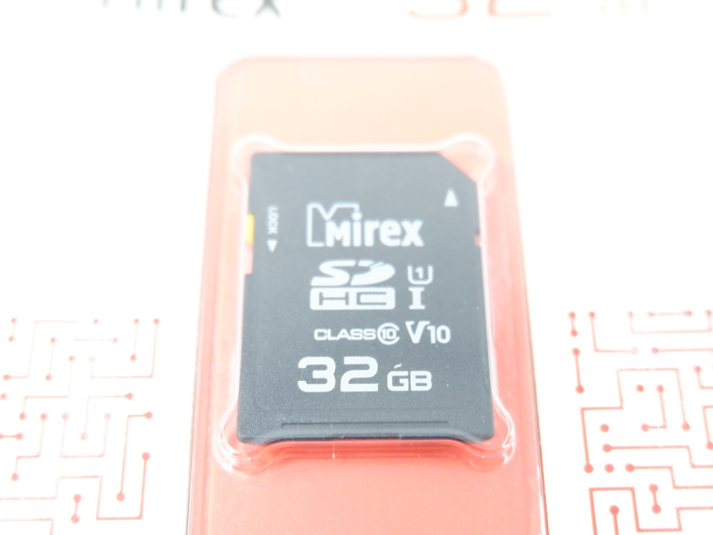 Карта памяти SD HC UHS-I Class 10 32Gb Mirex - Pic n 276623
