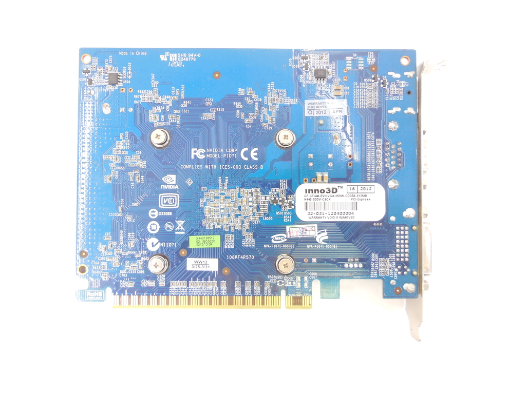 Видеокарта Inno3D GeForce GT440 512Mb - Pic n 302479
