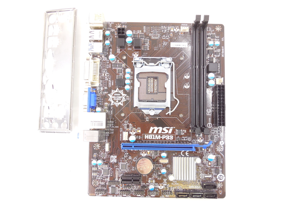 Мат. плата Socket 1150 MSI H81M-P33 - Pic n 276026