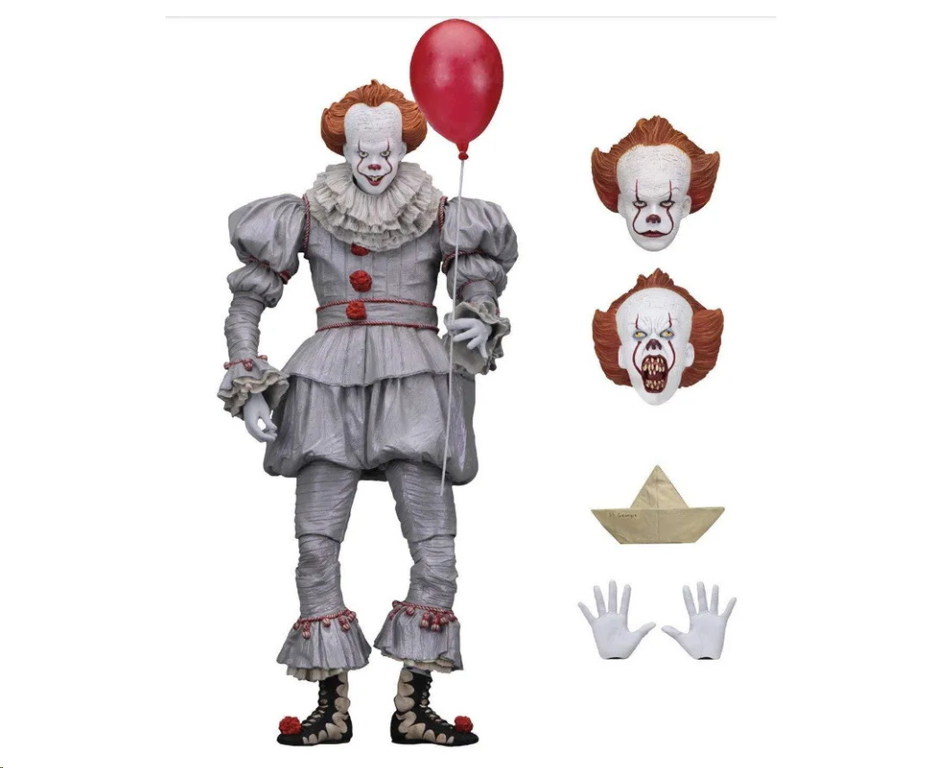 Подвижная фигурка клоуна Пеннивайза из Оно 18см - Pic n 302639