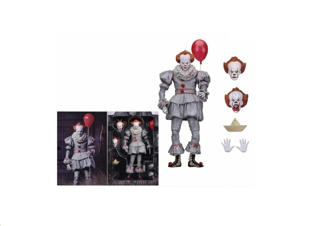 Подвижная фигурка клоуна Пеннивайза из Оно 18см - Pic n 302639