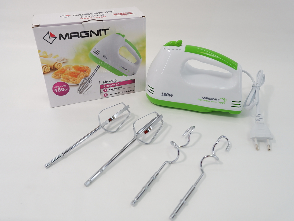 Миксер для кухни Magnit Бело-зеленый RMM-2410  - Pic n 303309