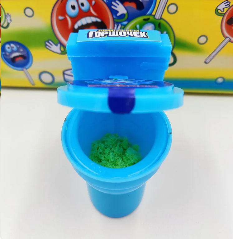 Карамель кислая на палочке Унитаз 15гр. 1шт. - Pic n 303592