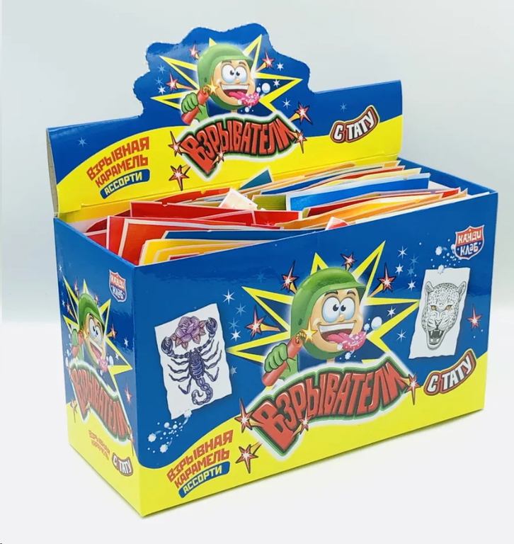 Взрывная карамель «Взрыватели» с татуиро - Pic n 303674