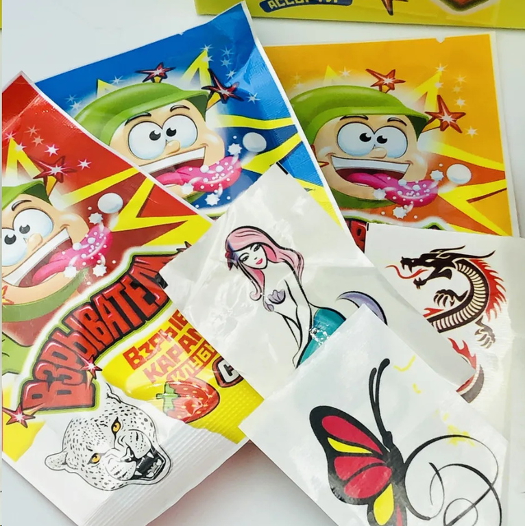 Взрывная карамель «Взрыватели» с татуиро - Pic n 303674