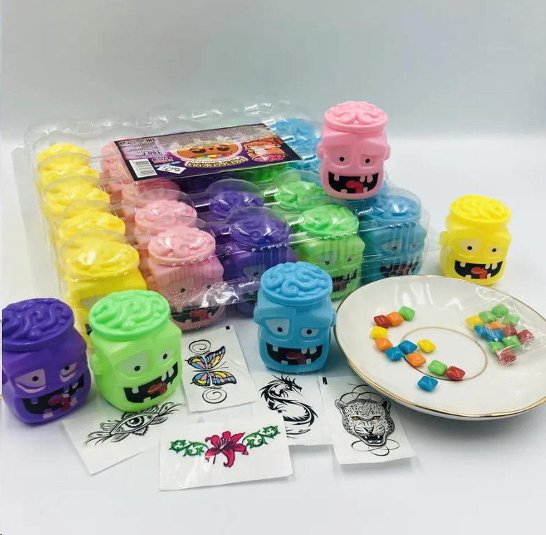 Жвачка МОЗГОЖУЙ с татуировками 1шт. 5гр. - Pic n 303683